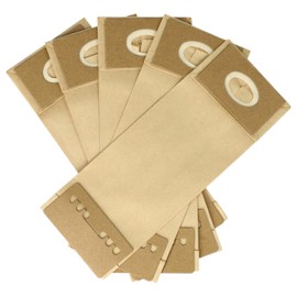 vhbw 5X Turbo Filter Replacement for Festool 489128, 489129, 489631 for Electric Sander, Orbital Sander - Paper-Dust Bag Set, Sand-Coloured