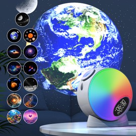Galaxy Projector for Bedroom,13 in 1 Constellations Planetarium Star Projector,Bluetooth Speaker,Remote Control Night Light, White Noise,Timer, Ceiling Space Planets Projector Living Room Decor