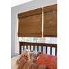 Radiance Custom Cut-to-Width Cordless Maple Cape Cod Flatweave Bamboo Roman