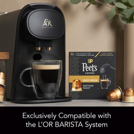 L'OR Barista Coffee Pods, Peet's Coffee Midtown Medium Roast - 30 Aluminum Single-Serve Capsules, Exclusively Compatible with L'OR BARISTA System, Brews 5 oz, 8 oz, 12 oz, 10 count, Pack of 3