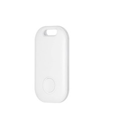 Item Tracker Mini Key Finder Works with the Apple Find My App (only for iOS) Small Item Finder Locator for Finding Your Keys, Luggage and More, 80m Finding Range White 1 Pack