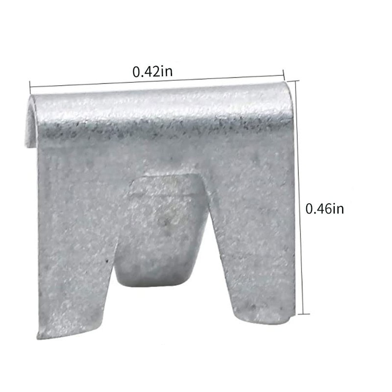 Wire Cage Clips 200pcs Wire Cage Buckle Snap Clips for