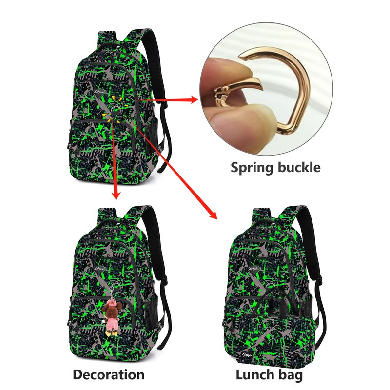 SUTMDO Casual Lightweight Backpacks for Boys & Girls, School Bookbags,