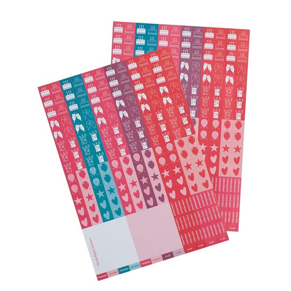 Matilda Moo Activity Stickers Refill Pack for Family Wall Calendar