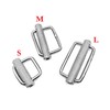 HAIWEN 2Pack Stainless Steel 316 Slider adjustable Lock Buckles, Replacement