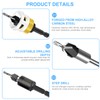 Pmueuff Countersink Drill Bit Set, 6-Piece Countersink Drill Bit Set