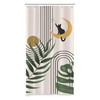 Leowefowa Mid Century Cat Shower Curtain 36x72 Inch Boho Abstract