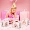 KALEFO 12pcs Princess Party Favor Boxes Pink Castle Pumpkin Carriage