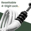 Titanker Bike Lock, Bicycle Lock 4 Feet Cable Lock 1/2