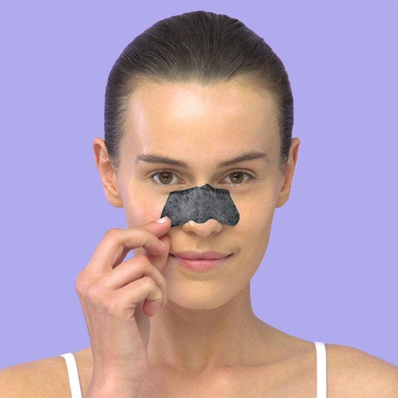 Skin Republic Charcoal Nose Strip 6 Pack, Black