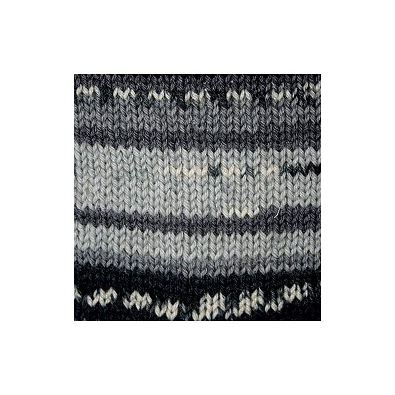 Patons Yarn Kroy Socks Yarn, 2-Pack, Slate Jacquard Plus Pattern