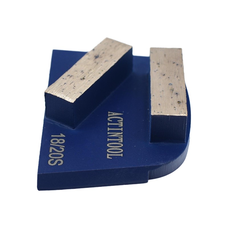 ACTINTOOL Double 12mm Thick Bar Segment Diamond Grinding Disc for