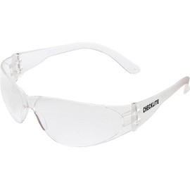 MCR Safety Glasses CL110 Checklite Clear Lens with UV Protection and Scratch Resistant Coating, 1 Pair