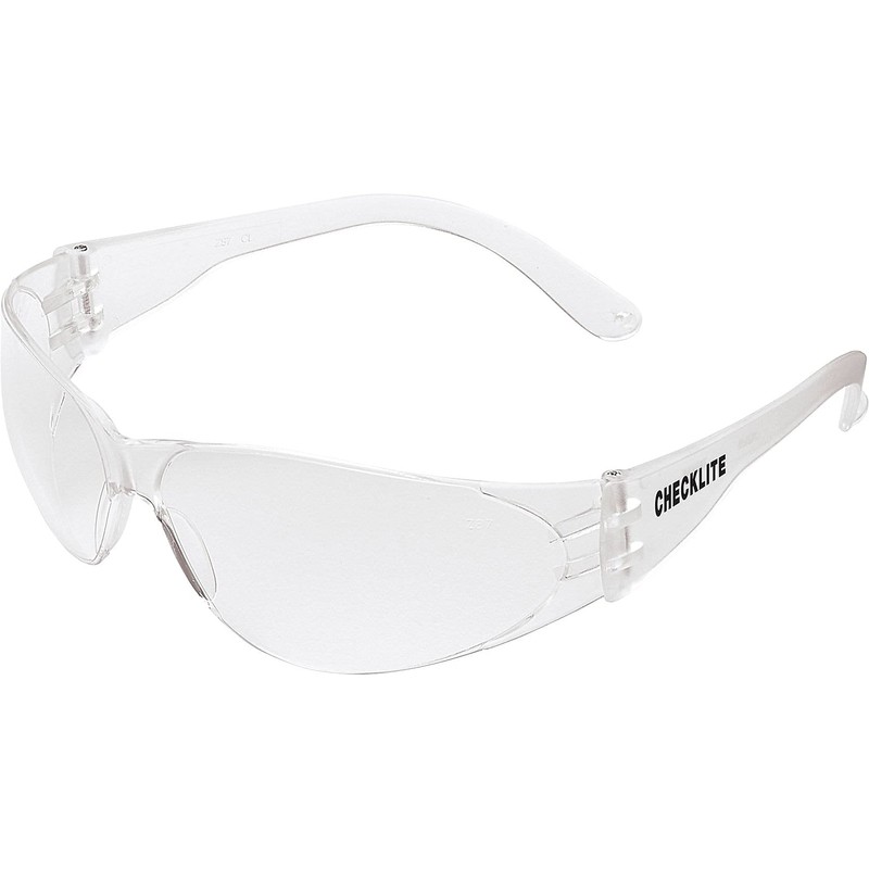 MCR Safety Glasses CL110 Checklite Clear Lens with UV Protection