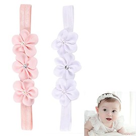 Baby headbands, baby headband, baby girl headband, baby girl nylon headband, newborn toddler hair bands and bows, children's hair accessories, 2 pieces