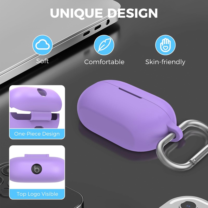 AhaStyle Silicone Case for Beats Solo Buds (2024)