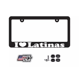 BLVD I Love Latinas Funny Joke Car Truck Auto License Plate Frame