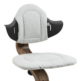 Stokke Nomi Cushion, Nordic Grey Sand - For Soft and Even More Comfortable Sitting in the Nomi Chair & High Chair - Easy to Attach and Remove - From 6 Months - Machine Washable