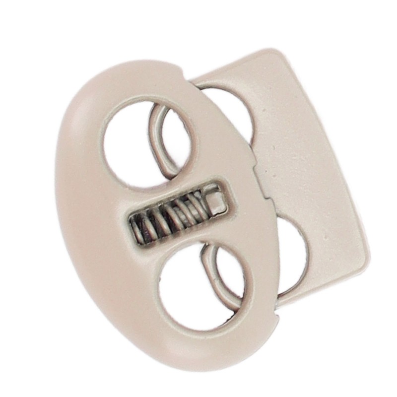 30PCS Metal Cord Locks End Spring Stop Toggle Stoppers Rustproof