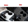 TEAMWILL Carbon Fiber Console Gear Shift Panel Cover Trim Fit