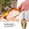 Ice Scooper Stainless Steel U Shaped Sturdy Food Grade Ice