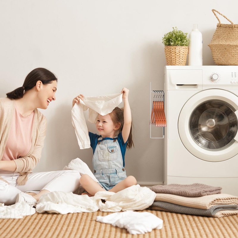Magnetic Hanger Organizer Stacker, Strong Magnetic Hanger Holder for Laundry
