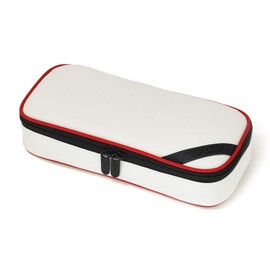 LOONLOON 660 Rainy Pencil Case, White, Large Capacity, Stylish, Double Story, Multi-functional