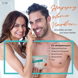 BS Luxry® Hochwertiges Narbenpflege-Set – 30 g Narbensalbe & 1 Narbenroller – Effektive Narbenbehandlung, Verringert Gewebespannung & Juckreiz – 3-fach Wirkprinzip für Narben aller Art