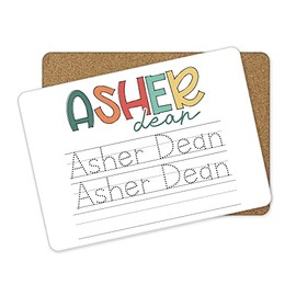 Name Practice Trace Board, I can write my name, Educational Dry Erase Board, Letter Tracing Board, Home School Learning