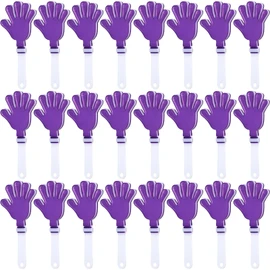 ZCYSRLQIN - 24 pinzas de mano de 7.5 pulgadas de plástico para hacer ruido, regalos de fiesta, para hacer ruidos, cumpleaños, premios de juego, recompensas en el aula, fútbol, deportes, eventos,
