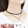 Pack of 50 Leather Cord Chain with Clasp, Waxed Necklace