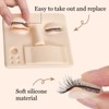 3-in-1 Lash Mannequin Head, Eyelash Extension Mannequin Head, Realistic Makeup