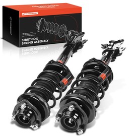 A-Premium Rear Pair (2) Complete Strut and Coil Spring Assembly Compatible with Nissan Altima 2000 2001, Driver and Passenger Side