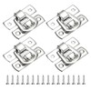 sourcing map 4 Pcs Hasp Clasp Latch Lock, 30 x