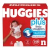 Huggies Little Snugglers Plus Newborn Diapers, 148 Ct for Newborn