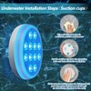 QOLNBY Pool Lights, Rechargeable Submersible LED Lights, IP68 Waterproof Underwater
