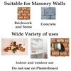Mixed Pack Red & Brown Masonry Wall Plugs Anchors for