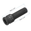 sourcing map 1/2" Drive x M20(20mm) Impact Triple Square Spline