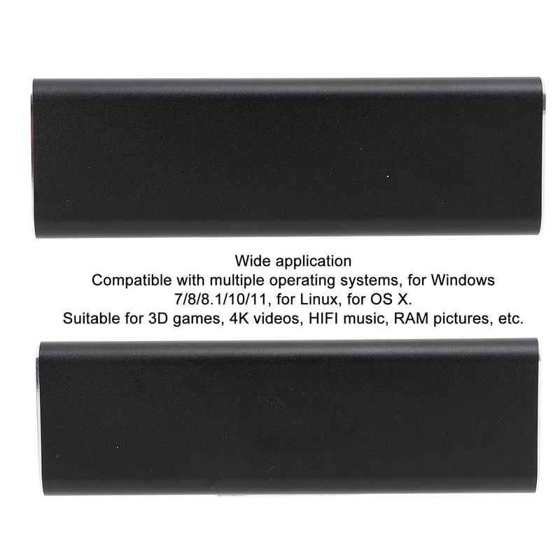 M.2 NVMe SSD Enclosure USB3.1 Gen2 Type C 10Gbps Aluminium