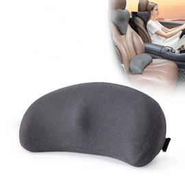 Kwak's Soft Car Seat Waist Lumbar Cushion for Driving with Adjustable Strap, 100% Memory Foam Accord with Comfortable Ergonomic Design (Lumbar Cushion)
