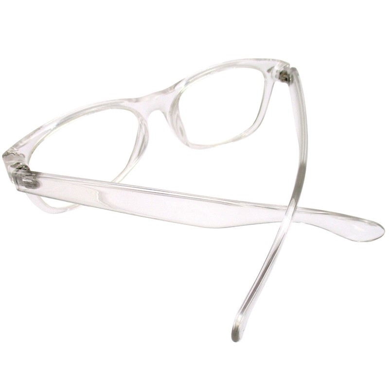 KKD Large Wellington Non-prescription Glasses, Fashion Frames, UV Cut Lenses,