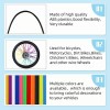 TECNOLOGÍA INFINITA 72pcs Popotes Cubre Rayos Motocross Popotes Spokes Bicicleta