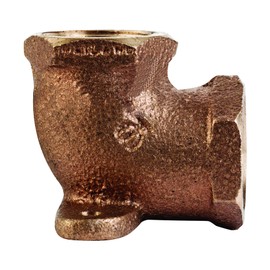 Jmf Drop Ear Elbow 1/2 " Fip X 1/2 " Fip Red Brass Lead Free