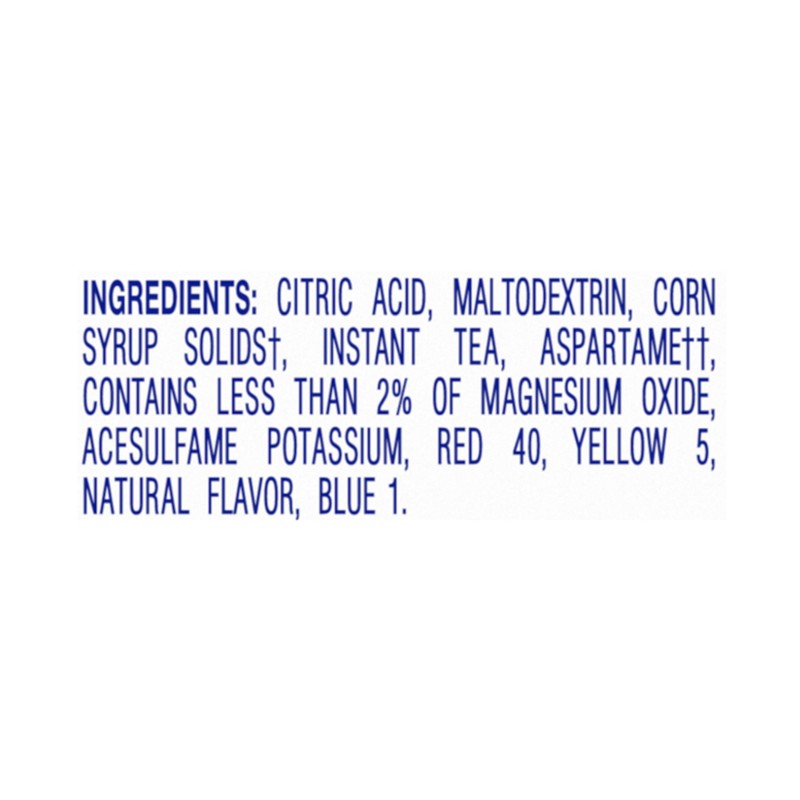 Crystal Light Sugar-Free Lemon Iced Tea Naturally Flavored Powdered Drink