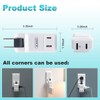 SYCON 4 Outlet Wall Adapter, 2-Prong Swivel Ungrounded Indoor AC