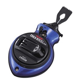 Tajima CR202B-P Chalk Rite II - Contractor Grade Ultra Thin Chalk Line,Blue