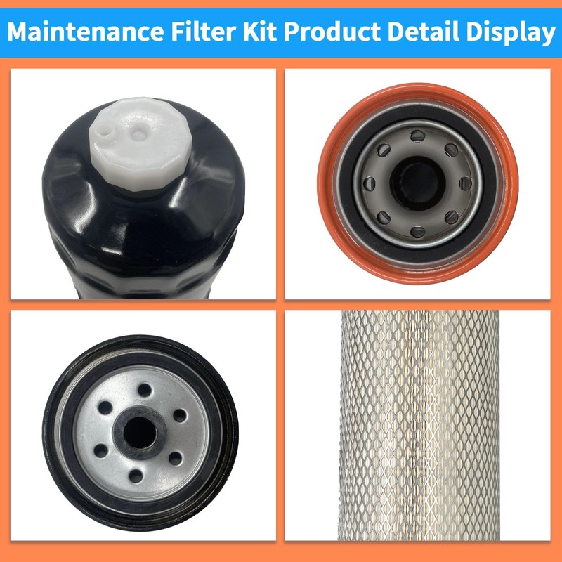 Maintenance Filter Kit Compatible with Kioti CK3510 HST CK4010 HST