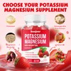 Potassium Magnesium Gummies,High Absorption Magnesium Glycinate,D3 & B6,Potassium Citrate -