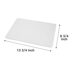 Hoja de cuarto dorado/blanco de 13.75 pulgadas x 9.75 pulgadas para tartas resistente a la grasa, 15 unidades, Blanco, 15