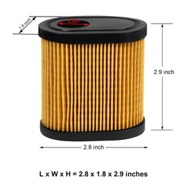 ZLKSKER 36905 Air Filter Replacement for Tecumseh #36905 740083A, Craftsman Toro Recycler 6.5HP 20017 20018, Lawn Mower Air Cleaner (2)